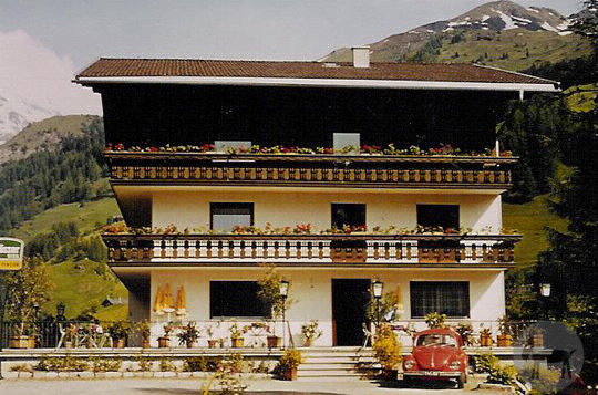Altes Foto von der Pension Gletscherblick in Heiligenblut